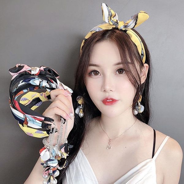 

hair clips & barrettes women headband fashion simple beautiful bands wide hoop accessories for girls lb, Golden;silver