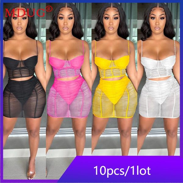 

work dresses wholesale items in bulk 2 piece dress mini skirt fashion solid selling summer ladies clothes m6950, White;black