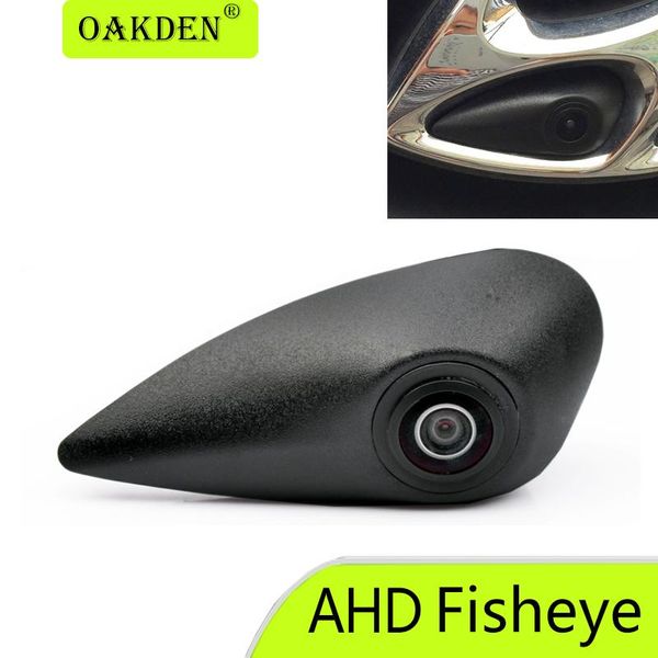 Камеры с задней видом с задним видом датчики парковки AHD 170 Fisheye Front Forder Logo Камера для акцента Moinca Azera Coupe Sonata Veracruz Rohen