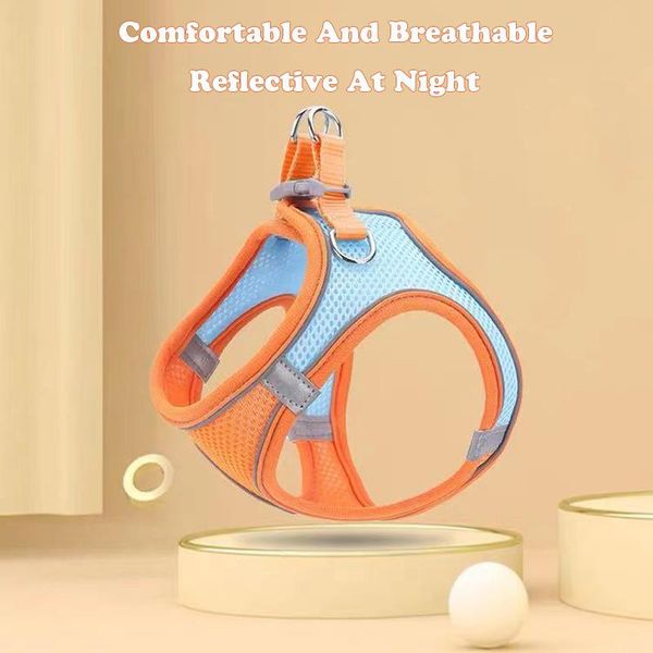 

dog collars & leashes soft adjustable harness pet large walk out vest for medium chest strap pets accessories