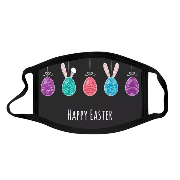 

factory outlet s 2021 new easter bunny egg polyester cotton cloth dust mask k5u1