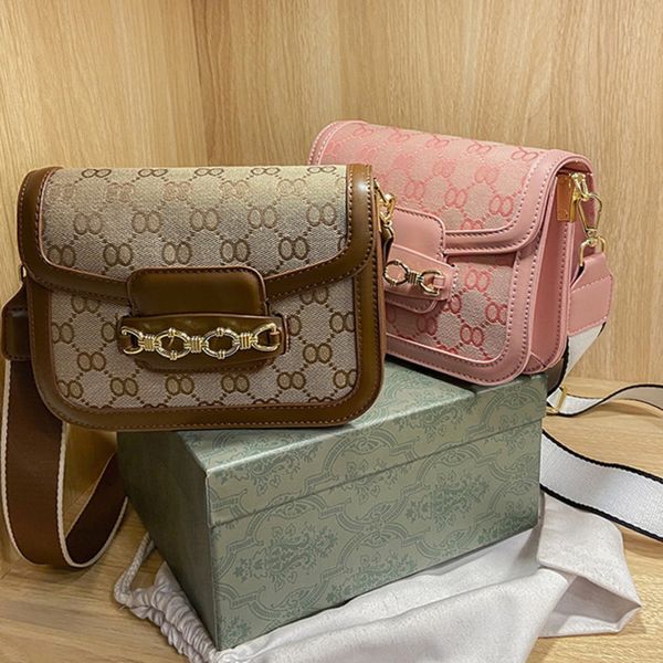 

women's bag fashion new one shoulder cross saddle purses luxury outlet