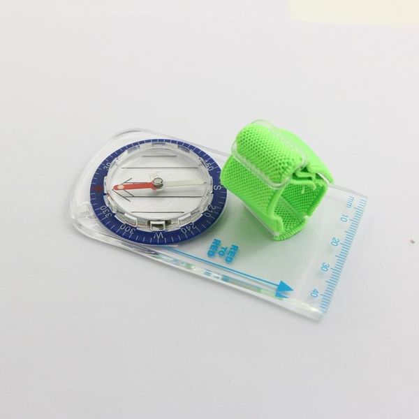 

outdoor portable thumb compass camping directional cross-country race hiking baseplate ruler map scale compass1 gadgets