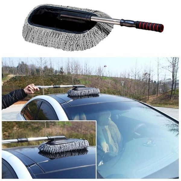 

car sponge dust brush multi-functional microfiber cleaning brushes duster mop auto was care 40 x 10 5cm