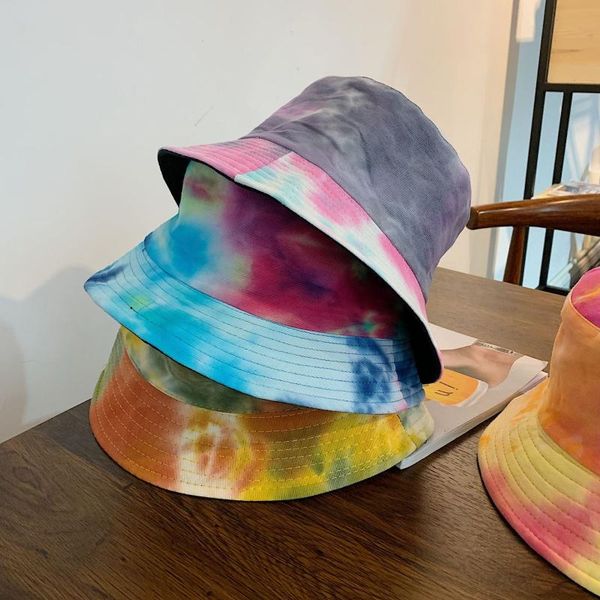 

wide brim hats 2021 hat female tweed plaid sboy splicing fashion for women ladies black graffiti on both sides french caps wholesale, Blue;gray