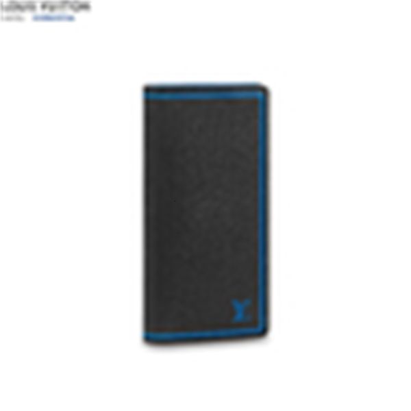 

evening brand wallets designer wallet luxury purse m63300 card brazza chain wallet compact men clutches real key leather holders long, Red;black