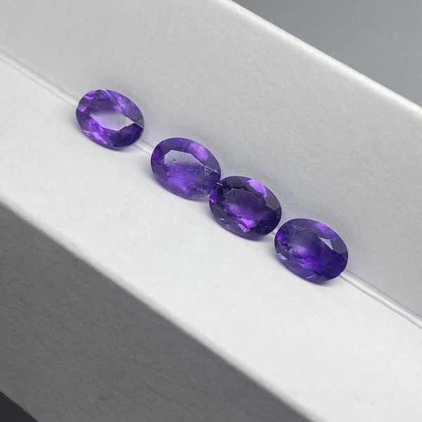 10 peças 1 saco tamanho grande 100% natural Brasil ametista gemstone forma oval 10x12mm roxo pedras originais h1015