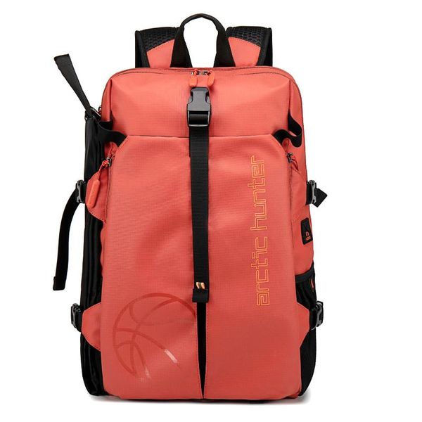 

multi functional basketball backpack waterproof school bag with usb charging port large capacity outdoor travel daypack bags