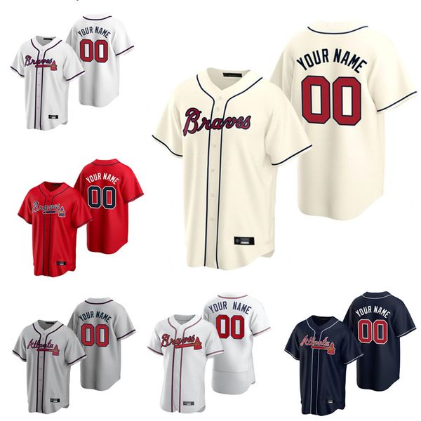 

Atlanta Baseball Jersey 20 Marcell Ozuna Jersey 5 Freddie Freeman Brave 7 Dansby Swanson 13 Ronald Acuna Jr. 1 Ozzie Albies Mike Soroka 2021, Blue;black