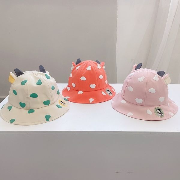 

children's new net red baby hat spring girl fisherman's hat, Yellow