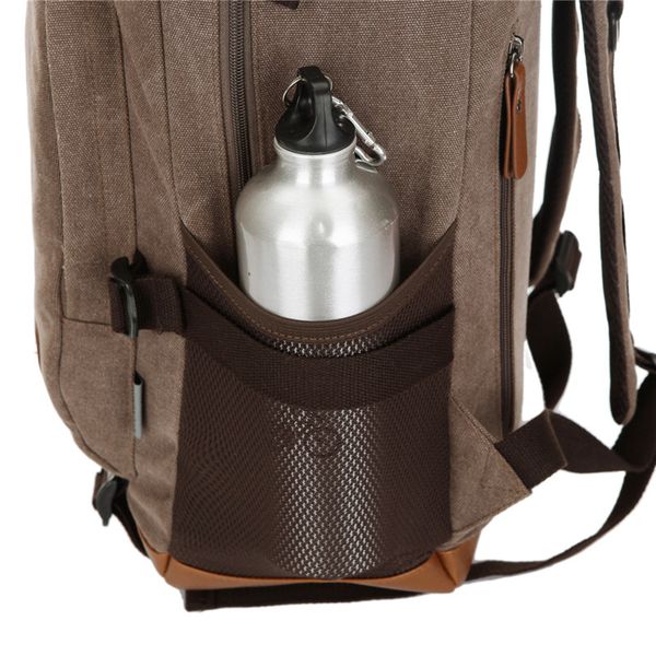 

one piece dropshipping 2021 new canvas backpack korean mens backpack outdoor large capacity student backpack