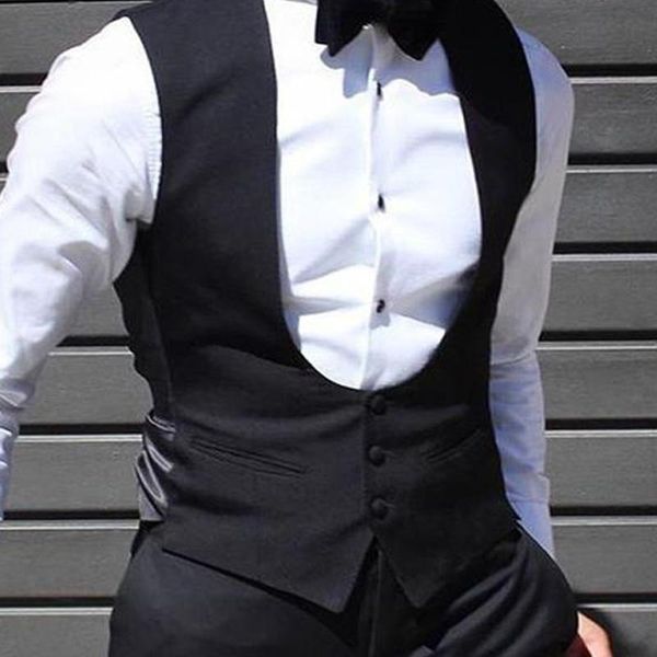 

men's suits & blazers 2022 black men for wedding groom two pieces slim fit waistcoat solid color male fashoin clothes robe de mariÃ©e we, White;black