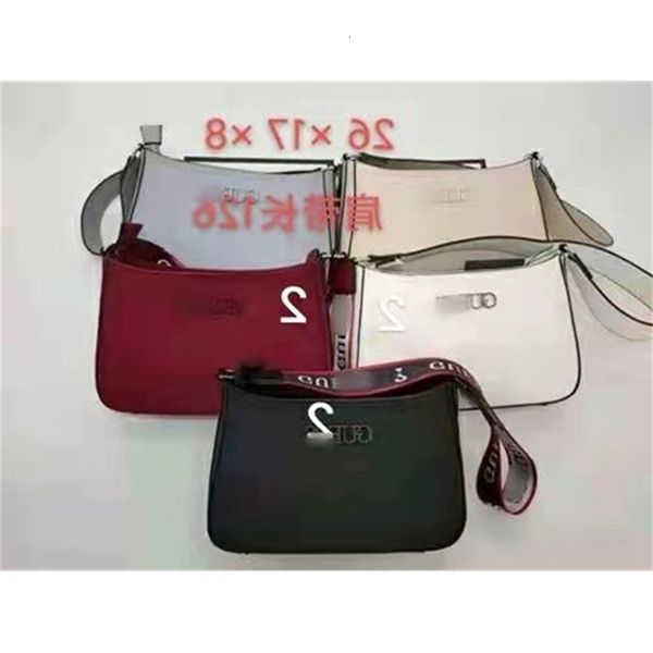 

2021 new gussbag letter shoulder strap armpit women's one nylon