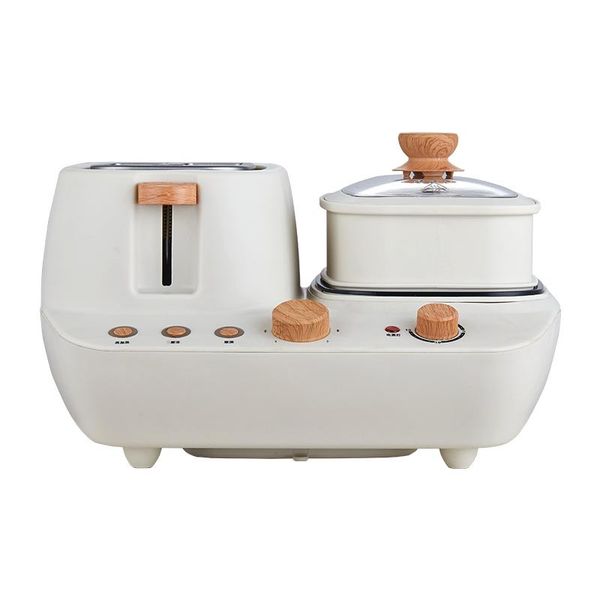 

multi-function electric breakfast maker omelette beef pizza bacon and bread machine for household steamed egg boiling pot makers