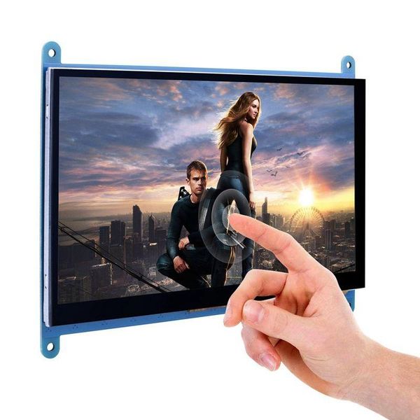 

monitors 7 inch capacitive touch screen tft lcd display module 800x480 for raspberry pi 3 2 model b and rpi 1 b+ a bb black pc vario