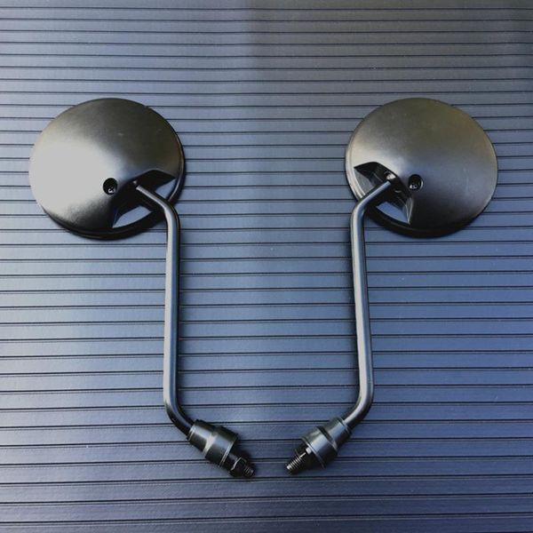 

motorcycle mirrors universal 8mm 10mm rear view mirror motorbike e-bike scooter round back side rearview long stem