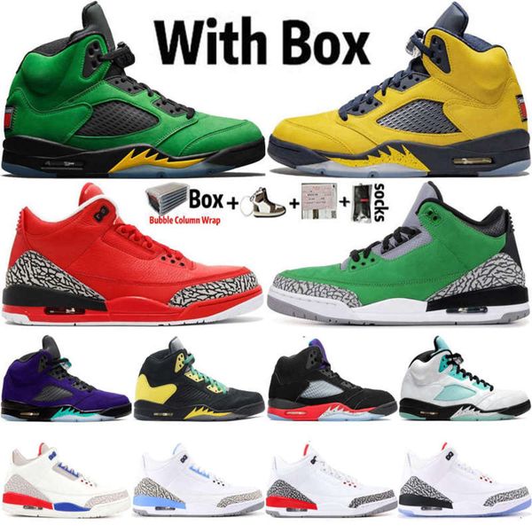 

2021 est arrival high jumpman 3 tinker unc 3s mens basketball shoes 5 5s michigan chicago women sneakers trainers size 36-47, Black