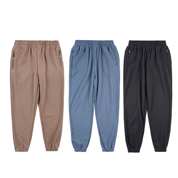 

season 6 sweatpants men women narrow feet cotton terry pants, Black;white
