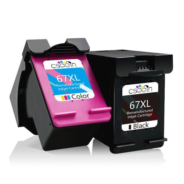 

ink cartridge replacement for 67 xl deskjet 2723 2752 1225 6020 6052 6055 6420 6452 4152 4140 4155 printer cartridges
