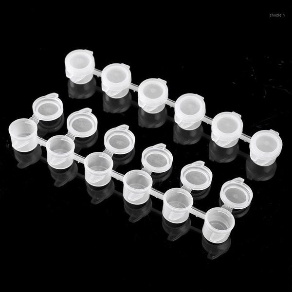 

storage bottles & jars 180 pots/strips 3ml mini empty paint pot pod strips arts and crafts watercolor draw pigment plastic palette container