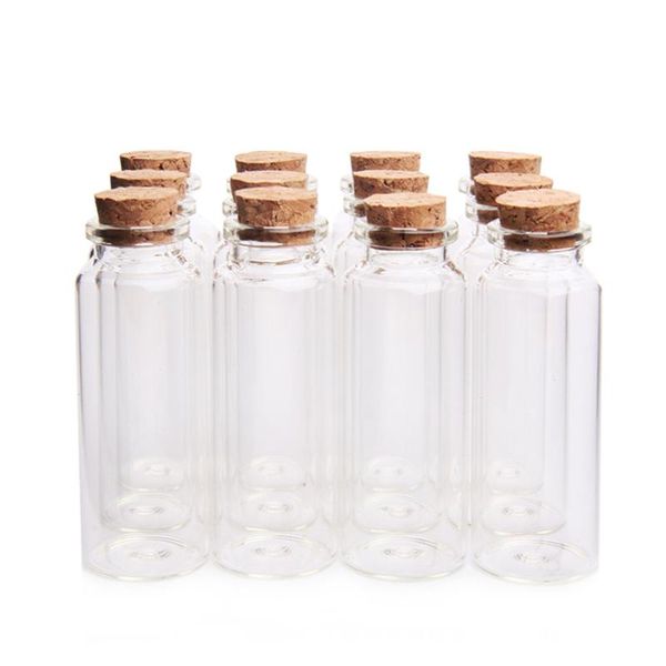 

storage bottles & jars 36pcs/lot glass drifting bottle small message vials empty mini wishing transparent vial flacon verre 308017