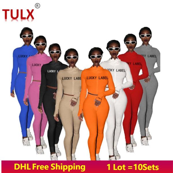 

women's two piece pants rib outfits 2pcs set women sweatsuit jogger suit crop leggings yoga cycling sports clothing spring/fall tracksu, White