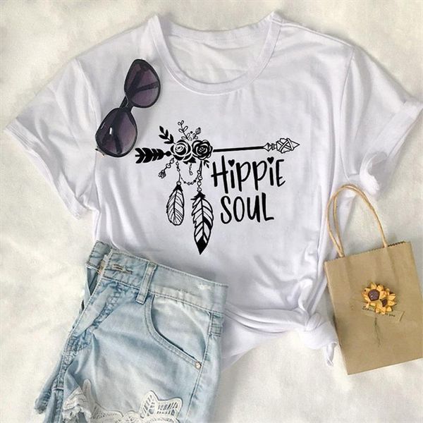 

hippie soul and womens women men short sleeve cartoon alphabet print o neck ladies top, White;black