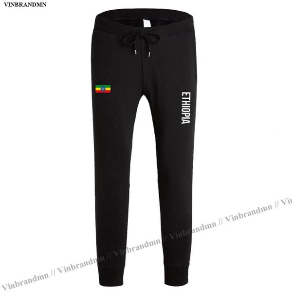 

men's pants ethiopia ethiopian horn of africa eth et mens joggers jumpsuit sweatpants track sweat fitness fleece tactical casual, Black