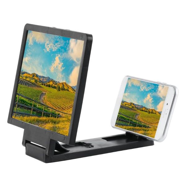 

cell phone mounts & holders mobile screen magnifier eyes protection display 3d video folding enlarged expand stand holder