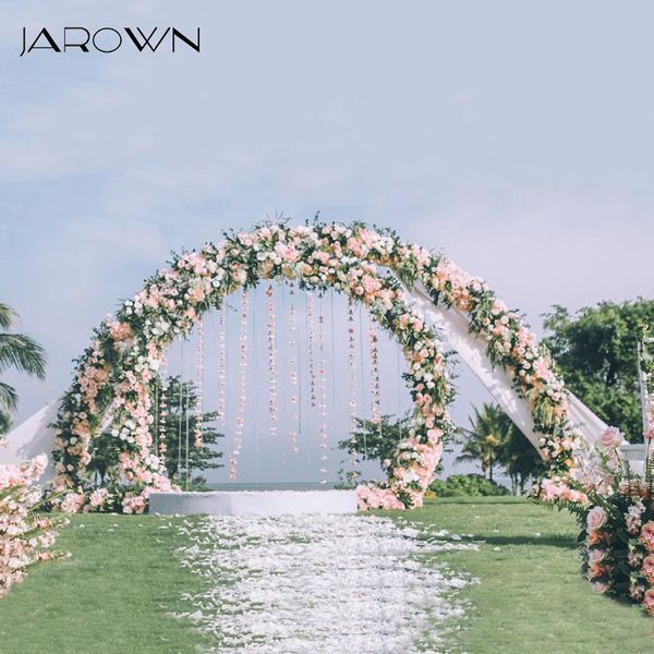 

decorative flowers & wreaths jarown wrought iron balloon flower arch t stage decor wedding arrangement decoration round ring activity party
