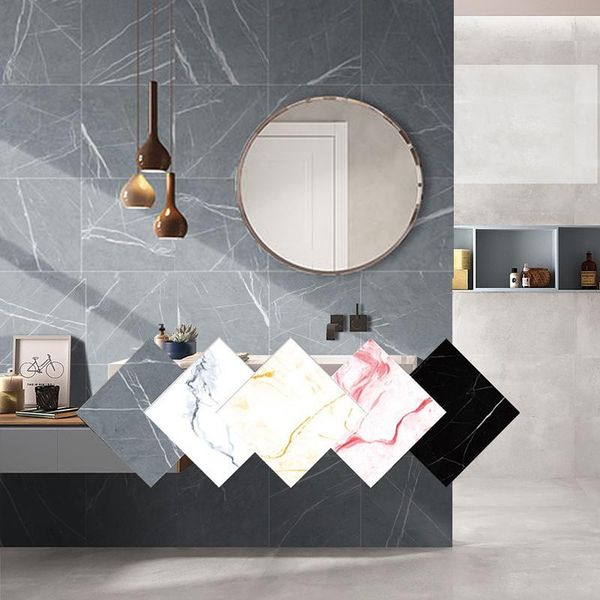 

wallpapers pvc self adhesive tiles floor stickers modern thick marble bathroom ground bedroom furniture wall sticker room decor
