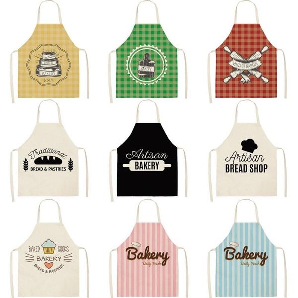 

aprons check stripe apron for men kitchen chef pink accessories cute woman cooking