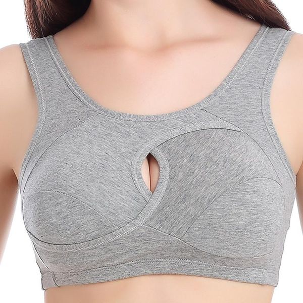 

full cup sports bra for women seamless fitness push up bralette underwear wireless running bras vest sportswear mujer, Red;black
