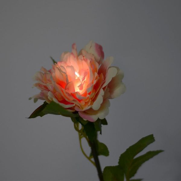 

solar led light rose peony flowers lawm lamp one heads waterproof christmas lighting outdoor garden wedding holiday decoration decorations