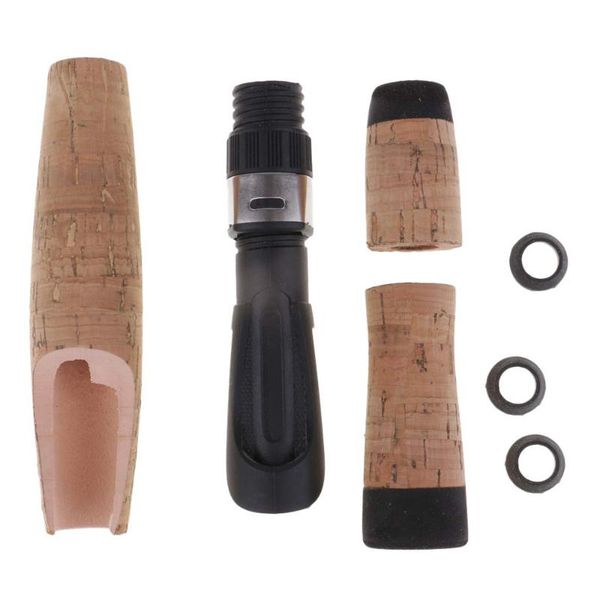 

fishing rod cork handle & reel seat set jigging casting building repair rods boat