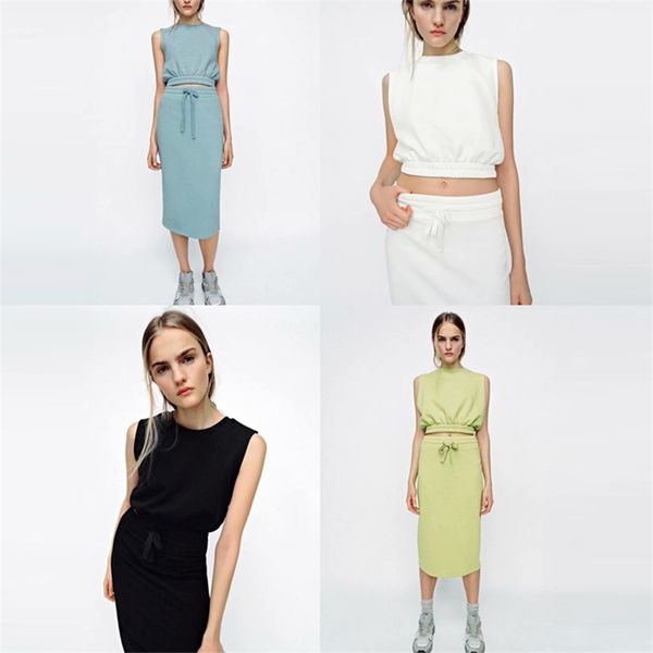 

women summer sweet skirts suits 2-piece sets shorts blouses and elastic waist female fashion street two-piece set clothes 210513, White