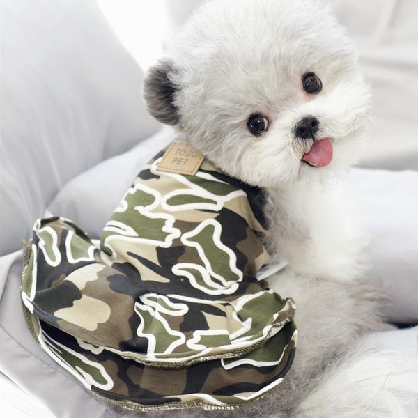

dog apparel spring and summer thin couples camouflage clothes pet teddy bear xiong bomei schnauzer vip