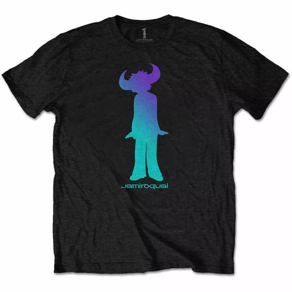 

jamiroquai buffalo official gradient t-shirt men unisex, White;black