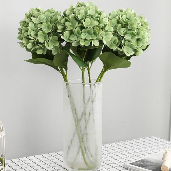 

decorative flowers & wreaths 1pc 3d artificial cloth flower hydrangea home decoration accessories bridal wedding party desktop