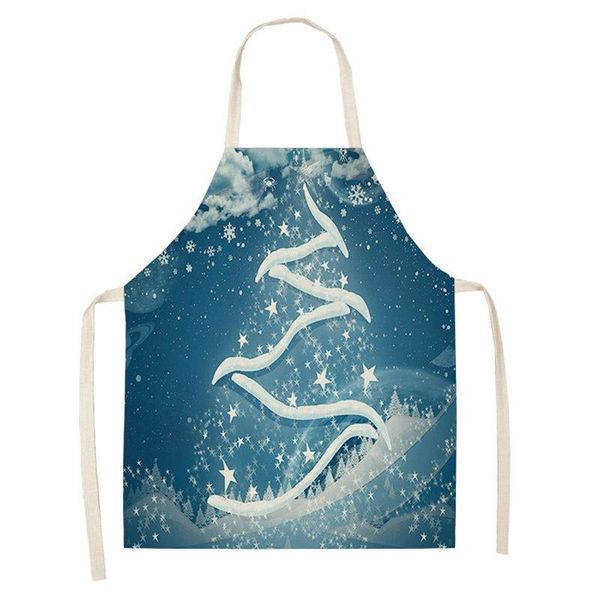 

aprons christmas pinafore cotton linen kitchen apron woman bibs for home cooking baking cleaning accessories barber man