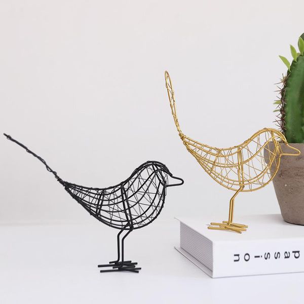 

decorative objects & figurines abstract birds miniatures vintage wrought iron bird ornaments fairy garden window display home office desk de