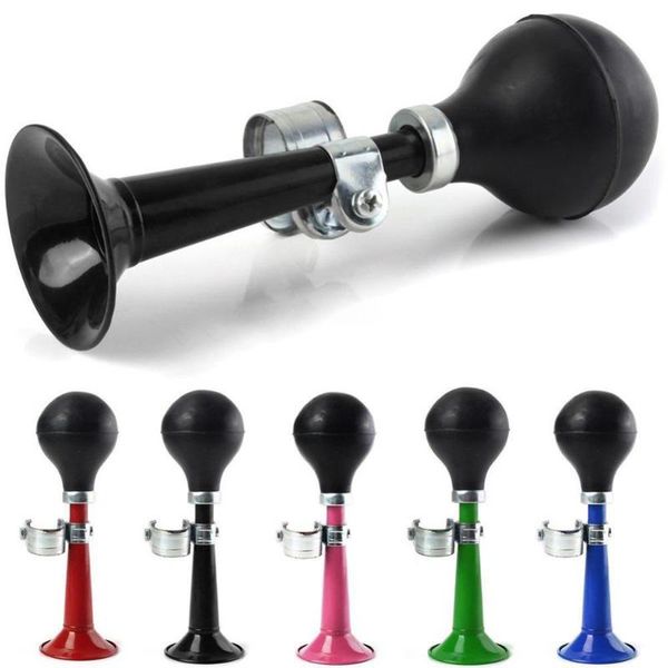 

bike horns bicycle bell alarm rubber bulb light metal gas retro horn squeeze