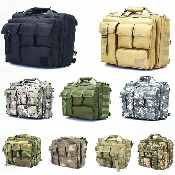 

outdoor bags tactical lapbackpack large capacity 900d oxford multifunctional portable business 15.3 inch computer bag military