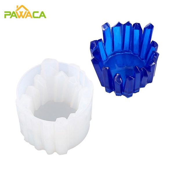 

diy crystal drop silicone storage box mold making table bottles & jars