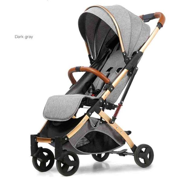 

5.8 kg light stroller high landscape carriage portable umbrella baby newborn travel pram plane ship