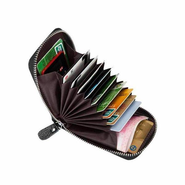 

wallets 2021 fashion trend men business wallet coin holder pu leather blocking zipper pocket thin casual luxury, Red;black