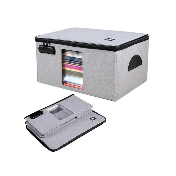 

storage bags high capacity multilayer briefcase office documents organize package credentials wallet pouch accessories