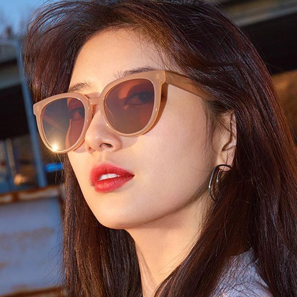 

sunglasses hkna big frame women designer sun glasses for retro candy colors gafas de sol mujer, White;black