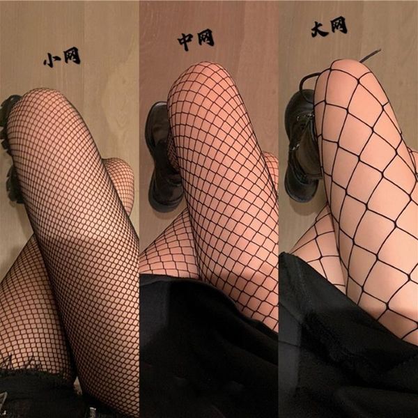 

socks & hosiery selling women's long fishnet stockings fish net pantyhose mesh nylon tights lingerie skin thigh high stocking, Black;white