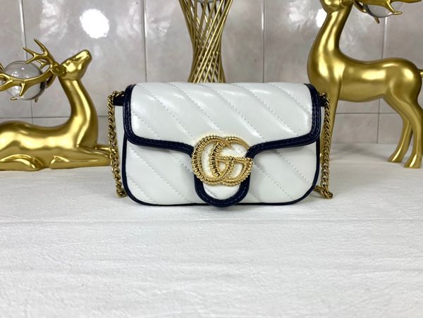 

gucci fashion love heart v wave pattern satchel shoulder bag chain handbags crossbody purse lady leather classic style ladies tote bag